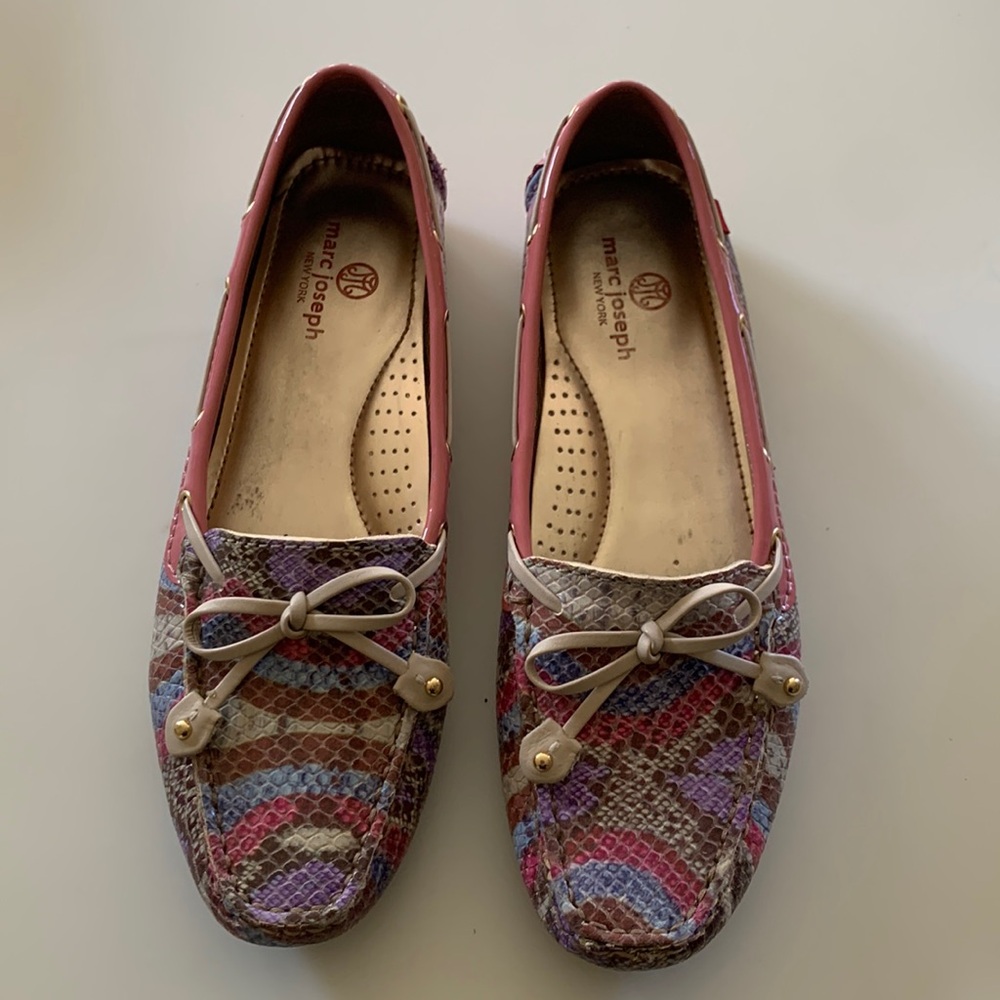 Marc Joseph Cypress Hill Driving Moccasin Loafers,Leather Upper & Lining Size8.5
